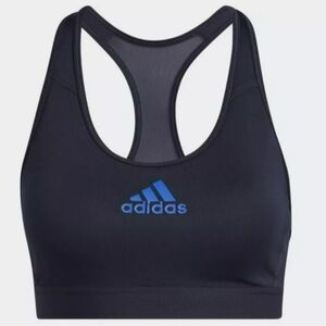 Adidas Blue Paded Sports Bra Racerback XS